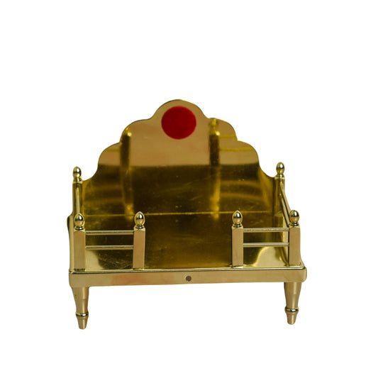 Pure Brass Singhasan for Laddu Gopal | 3.25 Inches | 125gm