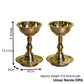 Brass Udupi Nanda Diya | Pack of 2 | 5 Inches | 510g