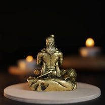 Abhaya Hasta Sitting Hanuman Panchloha Idol | 210 gm | 6 CM Height | Handmade Traditional Lord Hanuman Statue