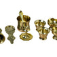 Pure Brass 9-Inch Pooja Thali Set (650g)