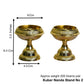 Pure Brass Kuber Akhand Nanda Stand Diya| 2.5 Inches, Pack of 1 Pair