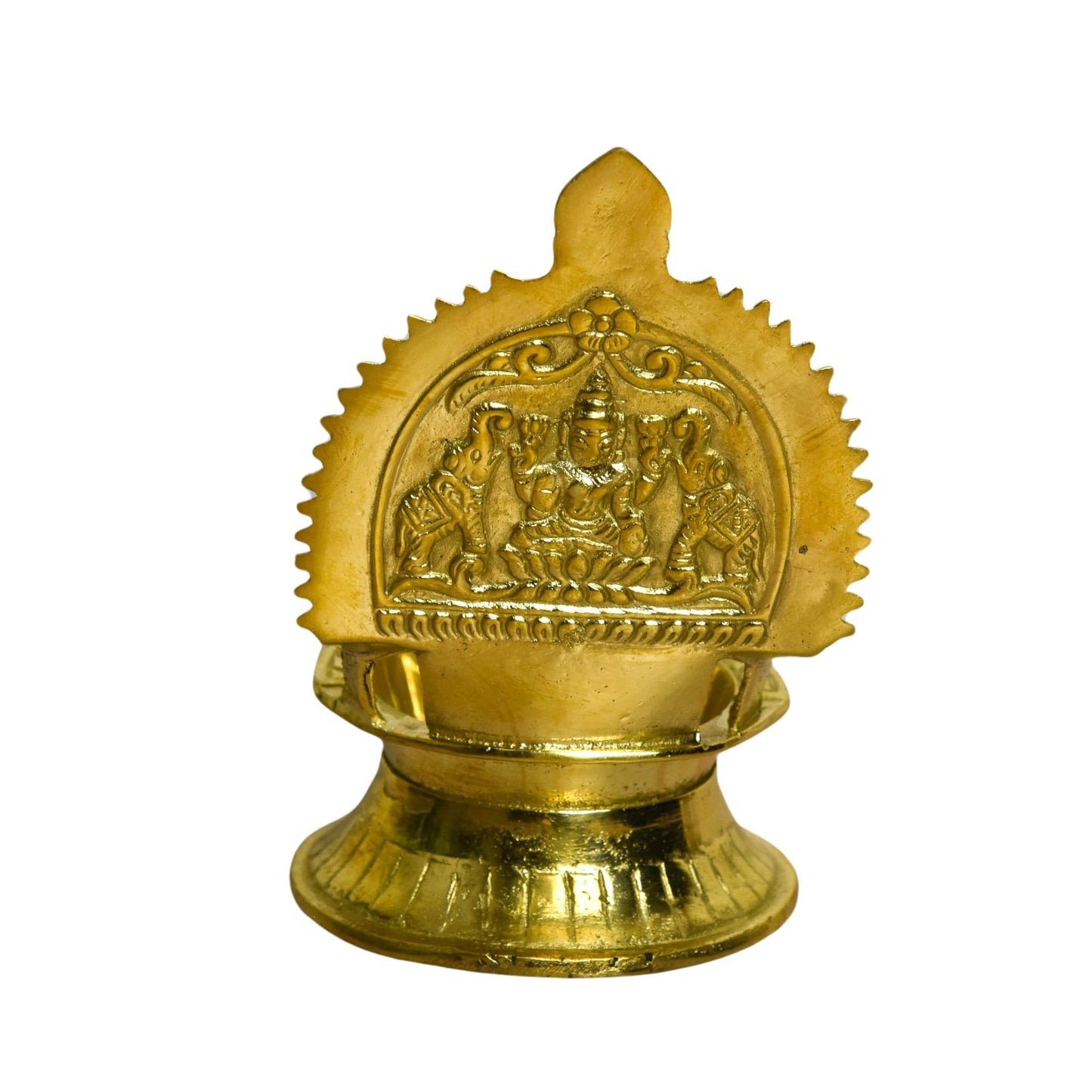 Brass Laxmi Gold Diya | 4.5 Inches | 200g