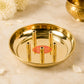 Pure Brass Agardan Plate, 0.8 inches, 70 gm