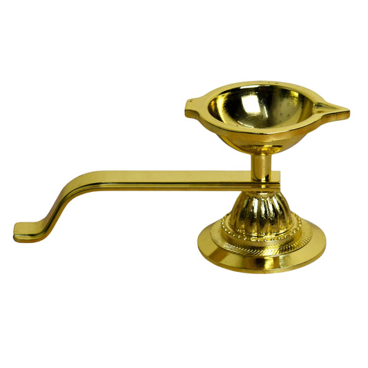 Pure Brass Aarti Gold Rajwadi | 2.5 Inches | 150 gm