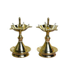 Brass LED Bulb Light Electric Udupi Diya (5 inches, 260 gm)