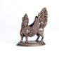 Kamadhenu Idol | 180 gm ,7 inches  Kamadhenu Murti | Antique Finish Metal Cow Statue for Home Temple |