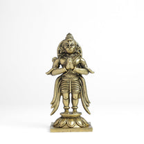 150 Gram Standing Hanuman Panchloha Idol | 3 Inches Height | Handmade Traditional Hindu Religious Statue