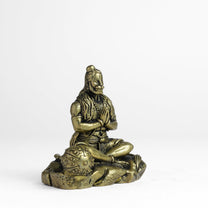 Abhaya Hasta Sitting Hanuman Panchloha Idol | 210 gm | 6 CM Height | Handmade Traditional Lord Hanuman Statue