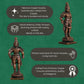 Copper Idol Lord Vishnu Idol | Antique Brass Finish