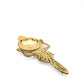 Fancy Kapoor Aarti Brass Oil Lamp | 26x11 cm, 240 gm Traditional Handcrafted Pooja Diya for Mandir & Festivals