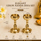 Pure Brass Udupi Nanda Bowl Long Table Diya, 4.25 inches Big, Pack of 2
