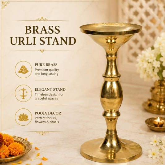 Brass Urli/Uruli Stand 40cm, 60cm Height