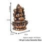 Copper Ganesha Idol, 2-Inch, 140g, Patina Antique Finish