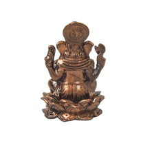 1.4 Inch Copper Ganesha Idol | 30 Grams Weight | Patina Antique Finish