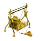 Pure Brass Jhula for Laddu Gopal | Bal Krishna Swing | 4x3 Inches