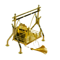 Pure Brass Jhula for Laddu Gopal | Bal Krishna Swing | 4x3 Inches