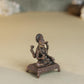 Peeta Lakshmi Idol | 60 gm Brass,5 inches  Finish Lakshmi Murti | Sitting Goddess Laxmi Statue for Home Temple.