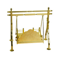 Pure Brass Jhula for Laddu Gopal | Bal Krishna Swing | 4x3 Inches