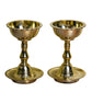 Brass Udupi Nanda Diya | Pack of 2 | 5 Inches | 510g