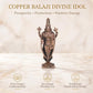 Copper Balaji Idol Spl, 30 Grams, 2.25 inches, Pack of 1 Piece