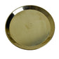Brass Pooja Thali Set, 10-Inch Floral Design, 800 gm