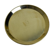 Brass Pooja Thali Set, 10-Inch Floral Design, 800 gm