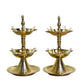 Brass Electric LED Diya with 2-Step Traditional Deepak Design | 6 Inches, 480 gm