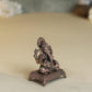 Peeta Ganesha Idol | 60 gm Brass ,5 inches Finish Ganpati Murti | Sitting Ganesh Statue for Home Temple