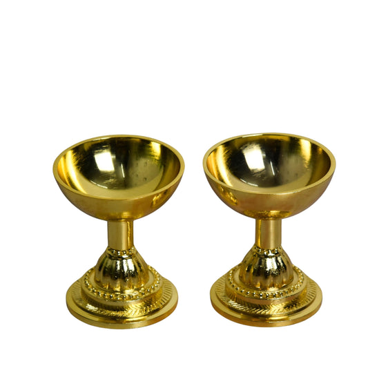 Brass Neeranjan Diya | 2.2 Inches | 150 gm