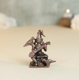 Matangi Devi Idol | 50 gm ,5 inches Murti | Antique Finish Metal God Statue for Home Temple |