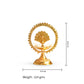 Brass Electric Diya with Golden Polish, 4.5 Inches, Pack of 1 Pair