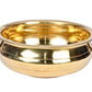 Pure Brass Plain Design Urli/Decorative Bowl | 7.5 Inches | Traditional Home Decor for Pooja, Mandir, and Spiritual Spaces