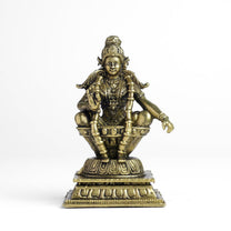 260 gm Ayyappa Panchloha Idol 8 cm Height | Solid Panchaloha God Statue for Home Pooja, Temple, Office & Gifting