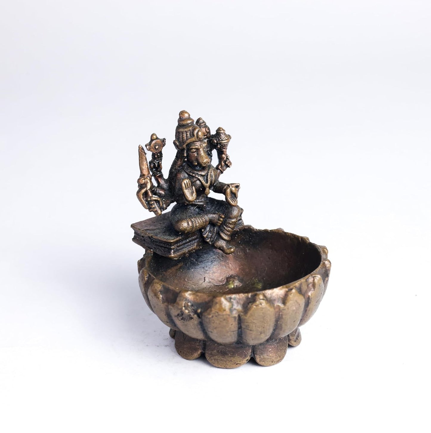 Varahi Urli 160gm | 2.3-Inch Handmade Copper Idol | Patina Antique Finish | Varahi Amman Urli for Pooja Ghar
