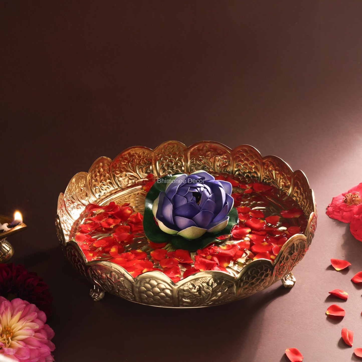 Kangar Plate 10"inch | 600 gm Decorative Urli