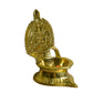 Brass Laxmi Gold Diya | 4.5 Inches | 200g
