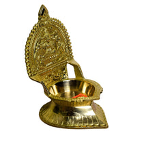 Brass Laxmi Gold Diya | 5 Inches | 240g