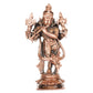 6-Inch Handmade Copper Chaturbhuj Krishna Idol | Patina Antique Finish | 675 gm | 1 Pc