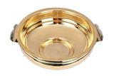 Pure Brass Plain Design Urli/Uruli/Urali | Decorative Bowl for Living Room Decor | 11.25 Inches | Traditional Home Accent for Spiritual and Aesthetic Purposes