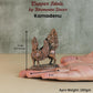 Kamadhenu Idol | 180 gm ,7 inches  Kamadhenu Murti | Antique Finish Metal Cow Statue for Home Temple |