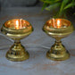 Pure Brass LED Bulb Light Electric Kuber Nanda Diya | 2.5 Inches, 200gm