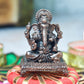 Copper Ganesha Idol with Patina Antique Finish, 1.6-Inch