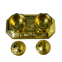 Brass Roli Kumkum Chawal Box Set | 2 Inches | 70g