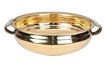 Pure Brass Plain Design Urli/Uruli/Urali | Decorative Bowl for Living Room Decor | 11.25 Inches | Traditional Home Accent for Spiritual and Aesthetic Purposes