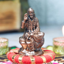 Copper SaiBaba Idol, 70 Grams ,2 inch, Pack of 1