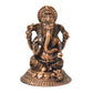 Copper Ganesha Idol, 1.6 Inch, 50g, Patina Antique Finish, 1 Pc