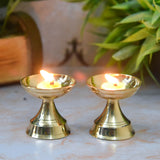 Brass Neeranjan Diya | 2 Inches | 160 gm