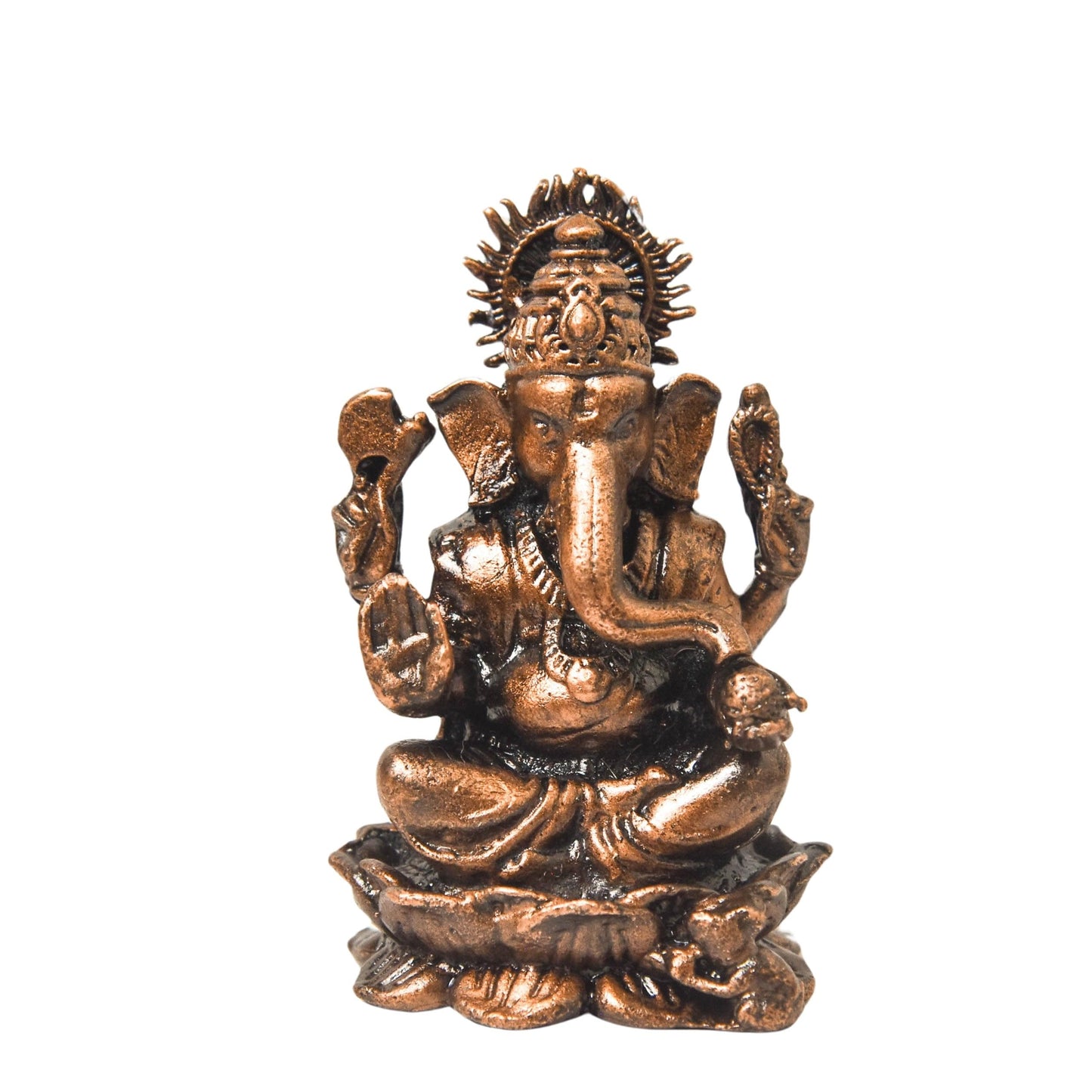 Copper Ganesha Idol, 110g, 2.2-Inch, Pack of 1