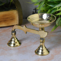 Pure Brass Kapoor Aarti Stand | 3.75 Inches, 165gm