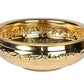 Pure Brass Solid Hammered Design Urli Bowl | 10-Inch Decorative Uruli (500 ML) | Traditional Brass Bowl for Home, Pooja & Festive Décor | Perfect for Floral & Candle Arrangements